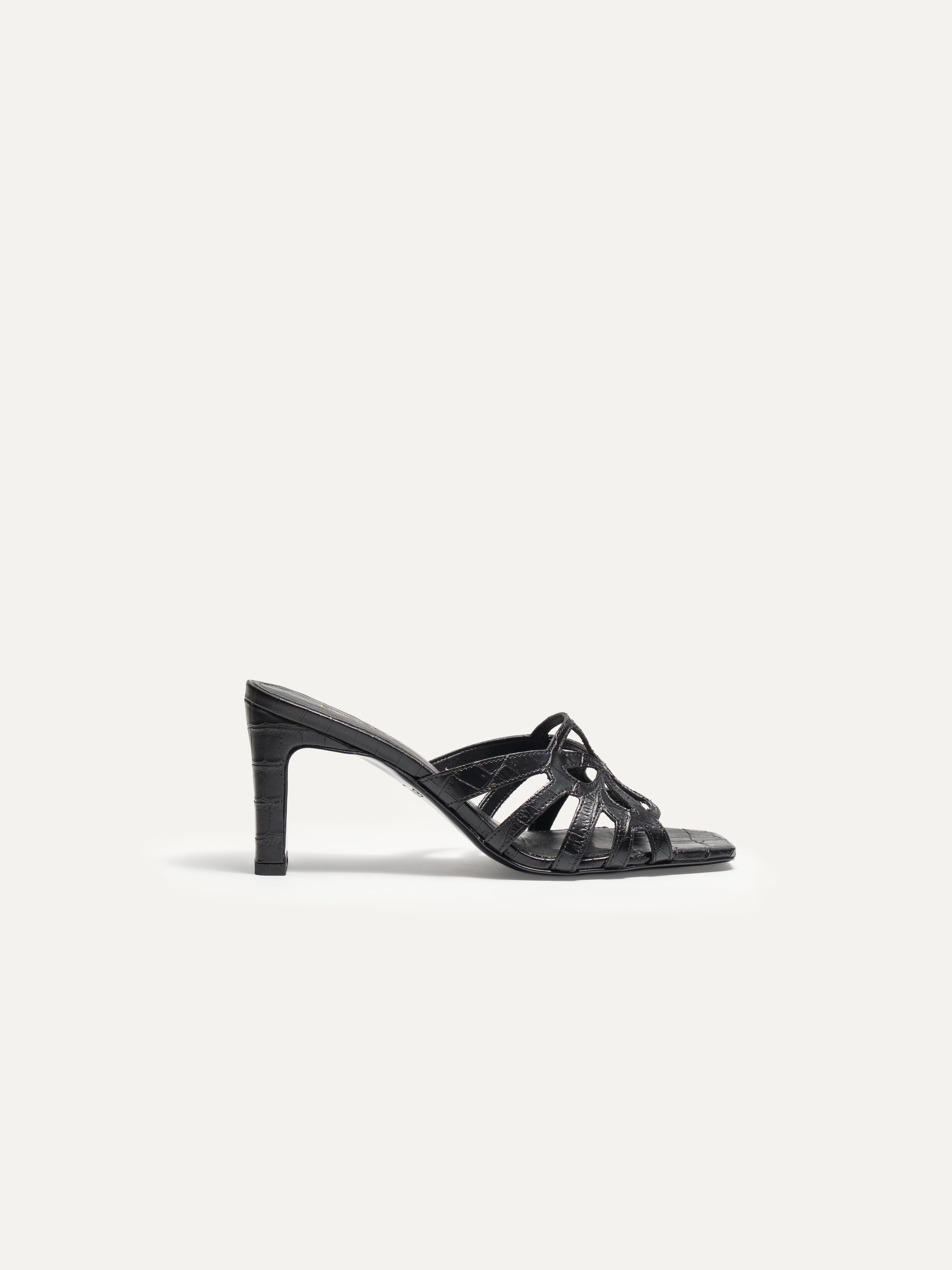 BIKKOU - 7:30PM GOLDEN HOUR BLACK croco side view